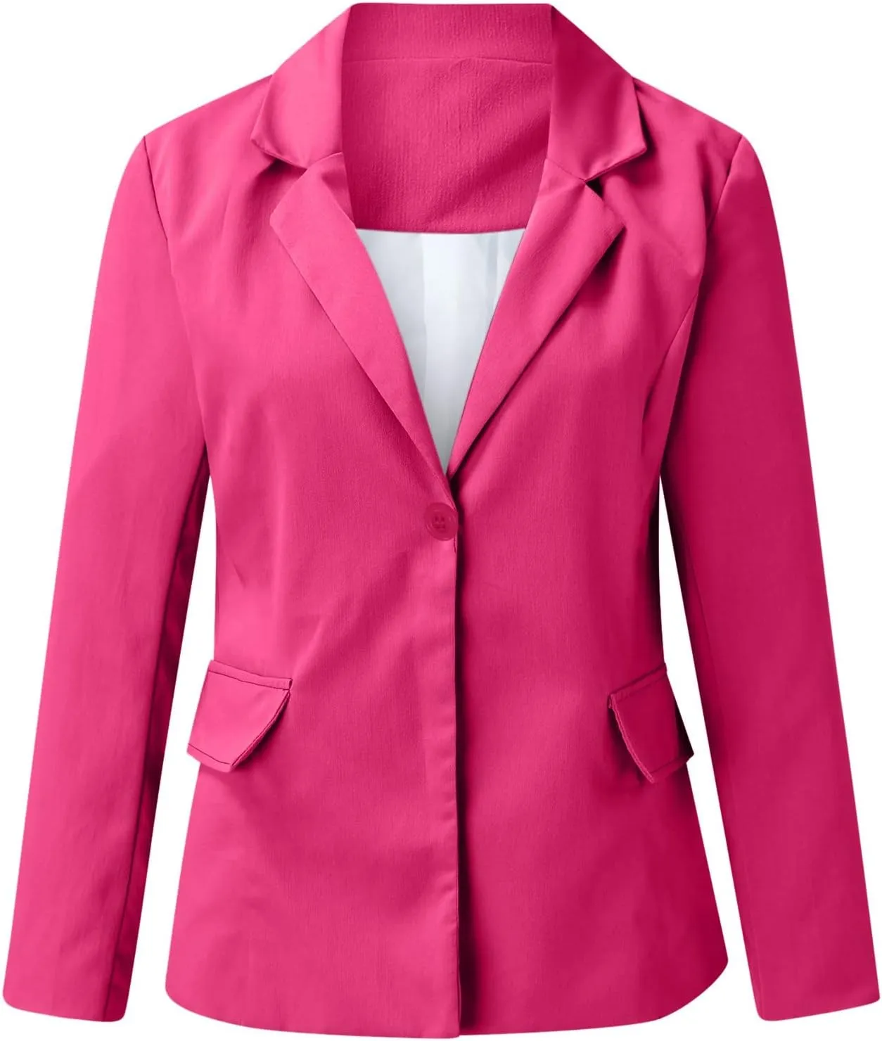 2023 Blazer Jackets for Women Open Front Suit Coats Long Sleeve Casual Work Office Blazers Trendy Business Dress Cardigan