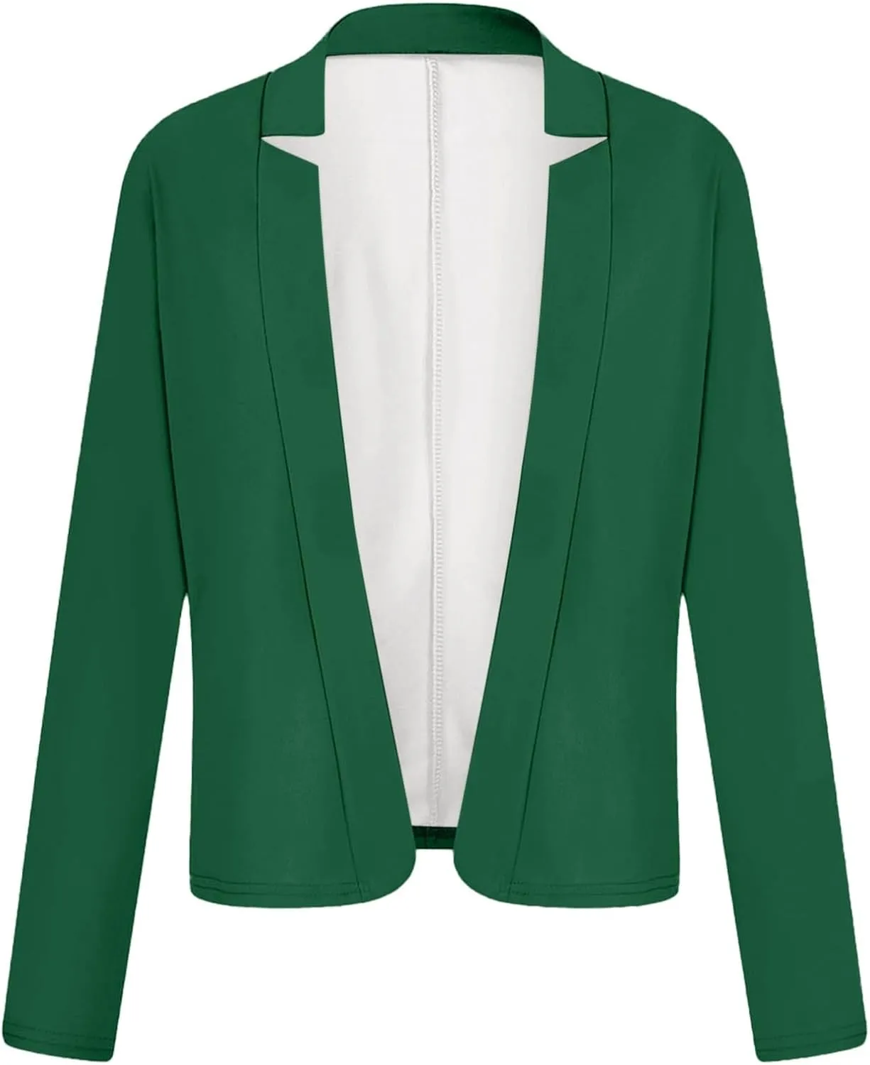 2023 Women Petite Blazers Trendy Casual Puff Sleeve Bolero Shrug Open Front Fall Cropped Suit Jackets Stylish Cardigan Coats