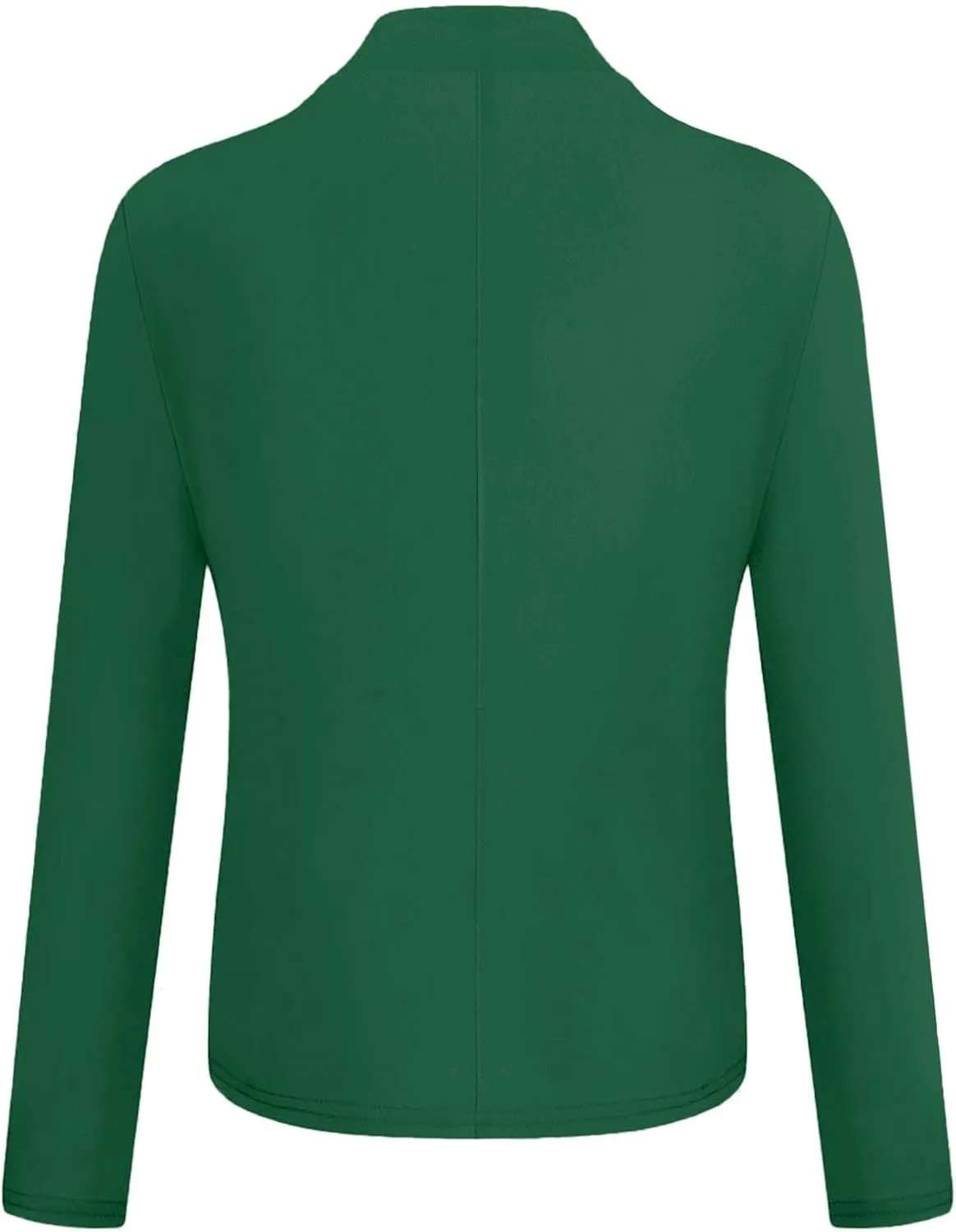 2023 Women Petite Blazers Trendy Casual Puff Sleeve Bolero Shrug Open Front Fall Cropped Suit Jackets Stylish Cardigan Coats