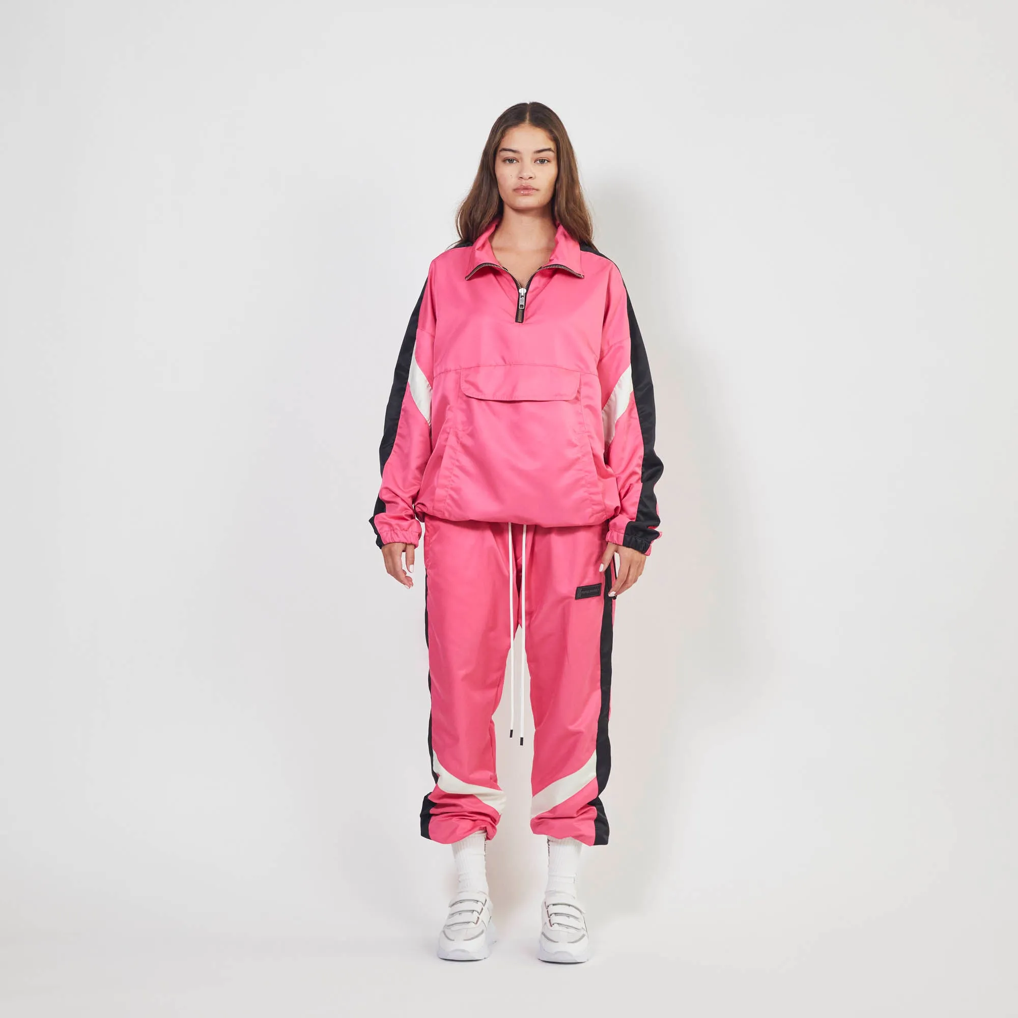 anorak 2.5 / wildflower pink   black   ivory