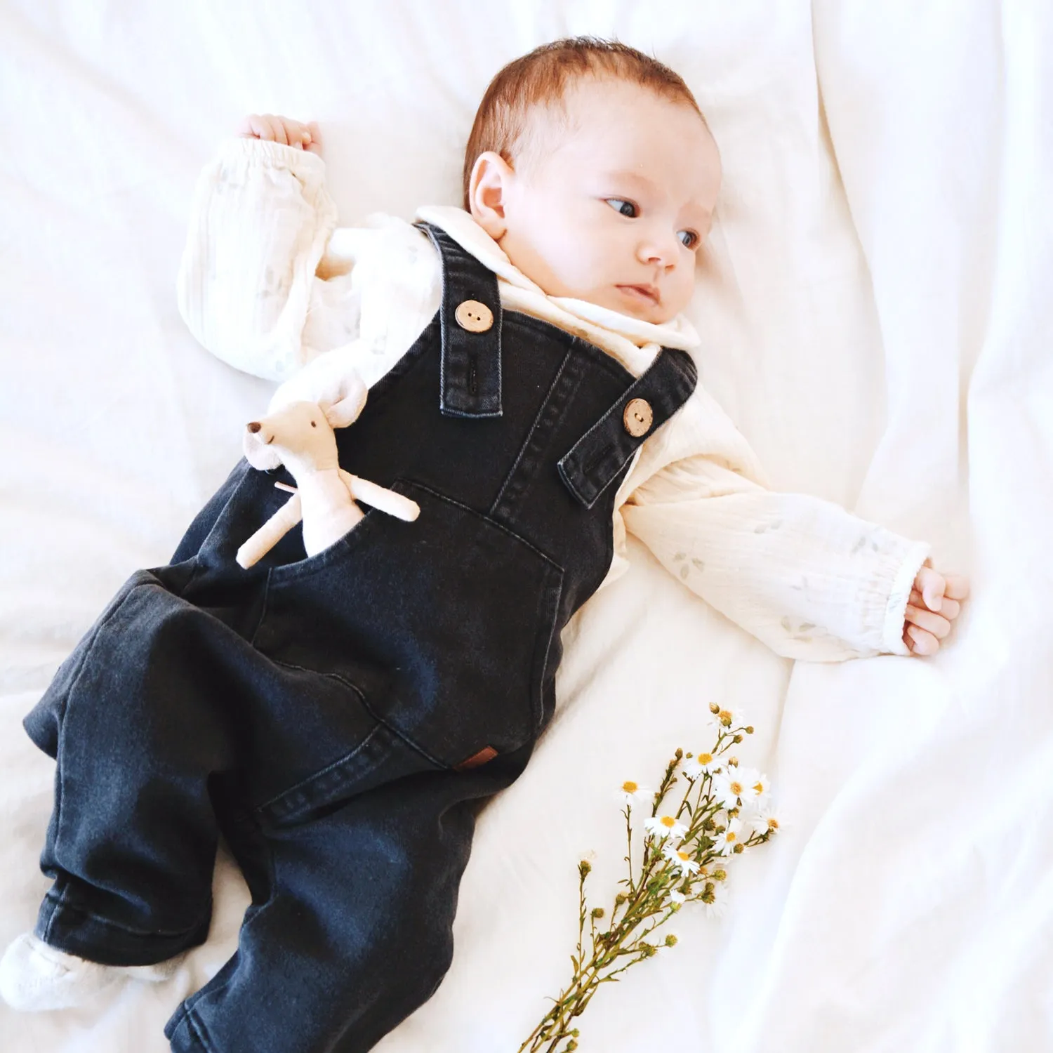 Baby & Toddler Cotton Denim Overalls