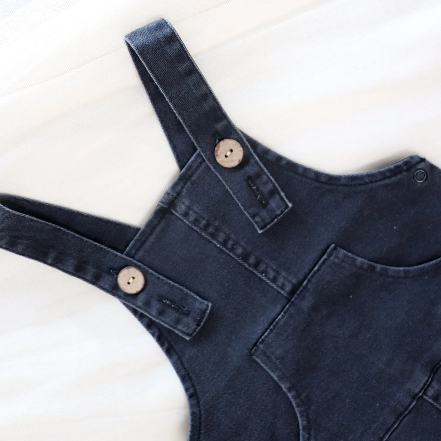 Baby & Toddler Cotton Denim Overalls