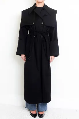FINAL SALE Black trench coat RRP £720