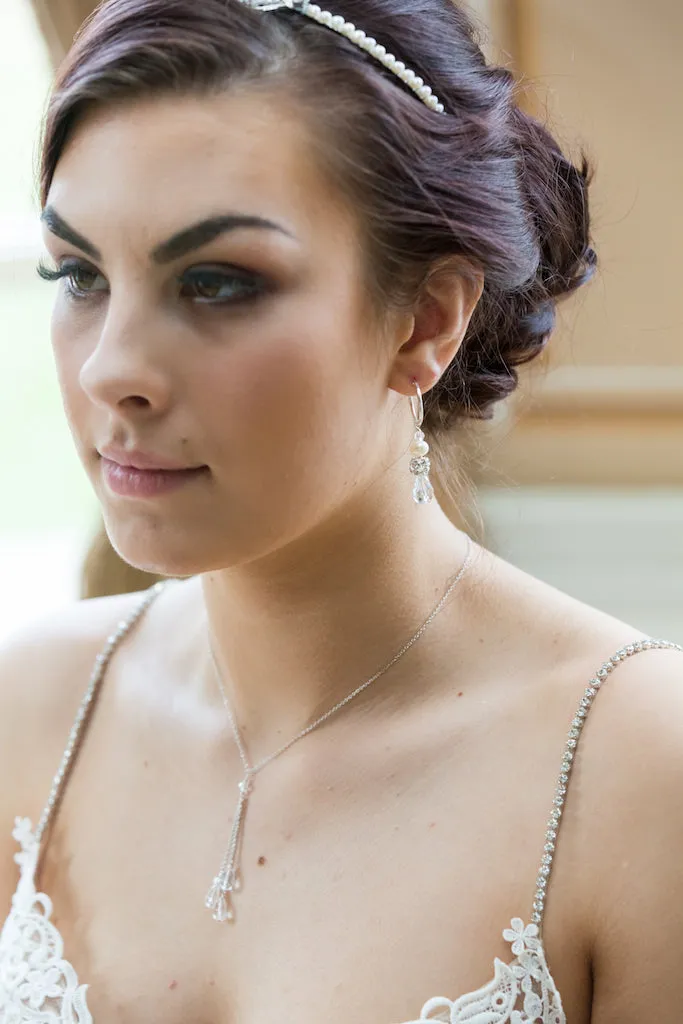 Lili Drop Crystal Pendant Necklace
