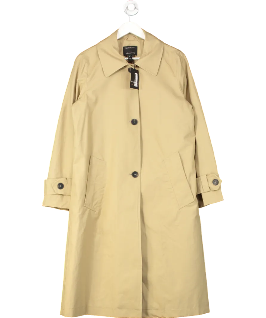 River Island Beige Single Breasted Trench Coat UK 10