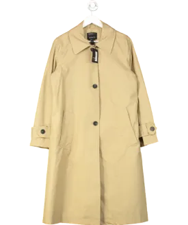 River Island Beige Single Breasted Trench Coat UK 10