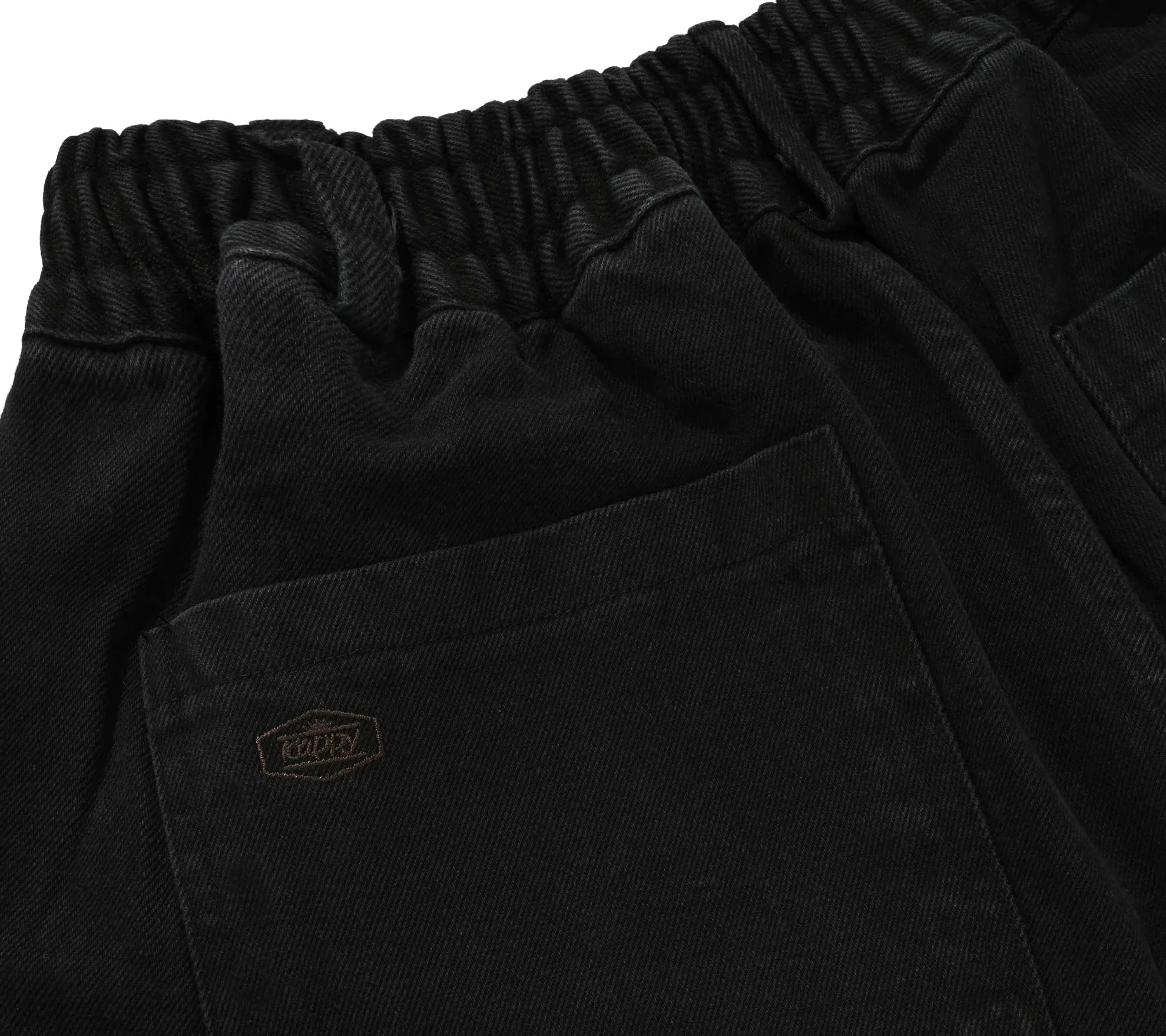 Two Tuck Wide Kation Pant | Black
