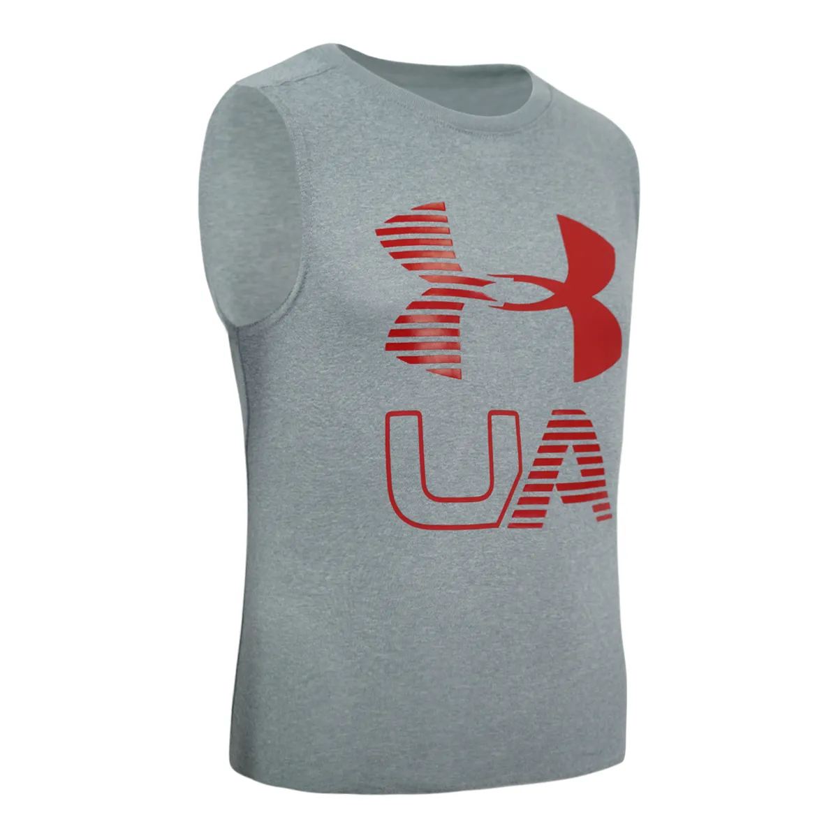 Under Armour Boys' UA Graphic Big Logo Sleeveless Shirt