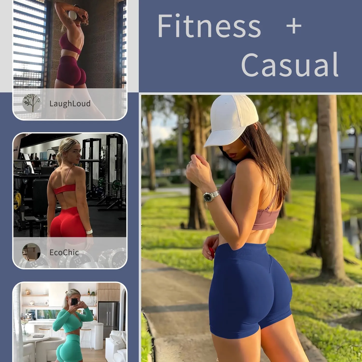 Women Workout Impact Shorts 4.5 Scrunch Butt Lifting Tummy Control Gym Shorts Comfy Running Seamless Booty Biker Shorts