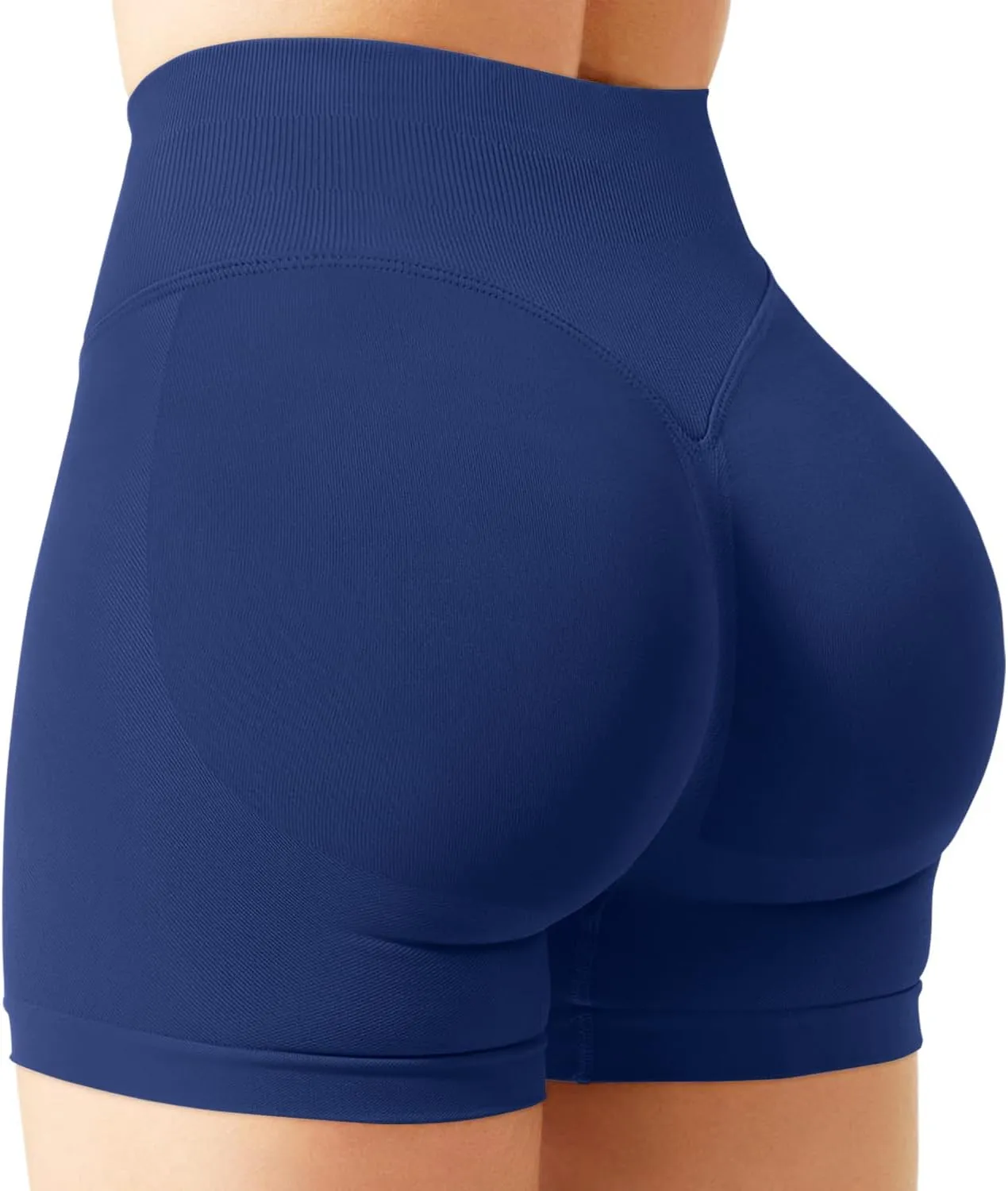 Women Workout Impact Shorts 4.5 Scrunch Butt Lifting Tummy Control Gym Shorts Comfy Running Seamless Booty Biker Shorts