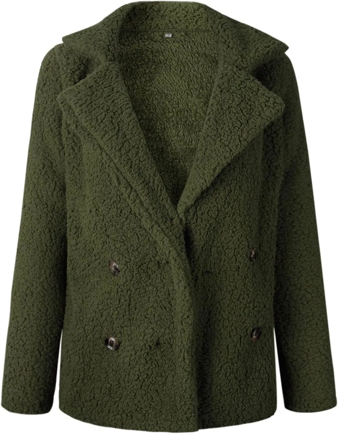 Women's Casual Fashion Loose Solid Color Hat Plus Fleece Collar Pocket Jacket