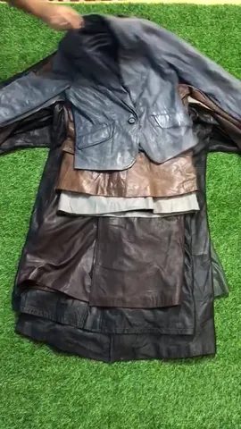 Y2k leather trenchcoats 50 pcs